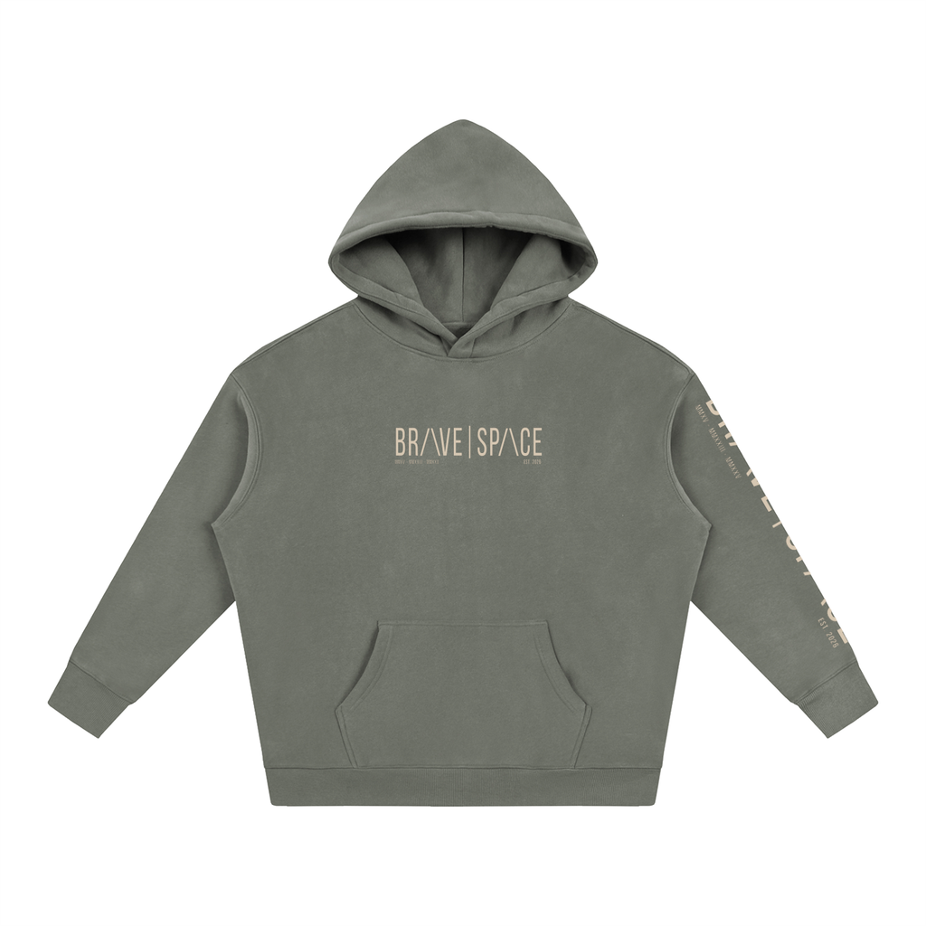 Heavyweight Oversized Hoodie | The Foundation  | Khaki.