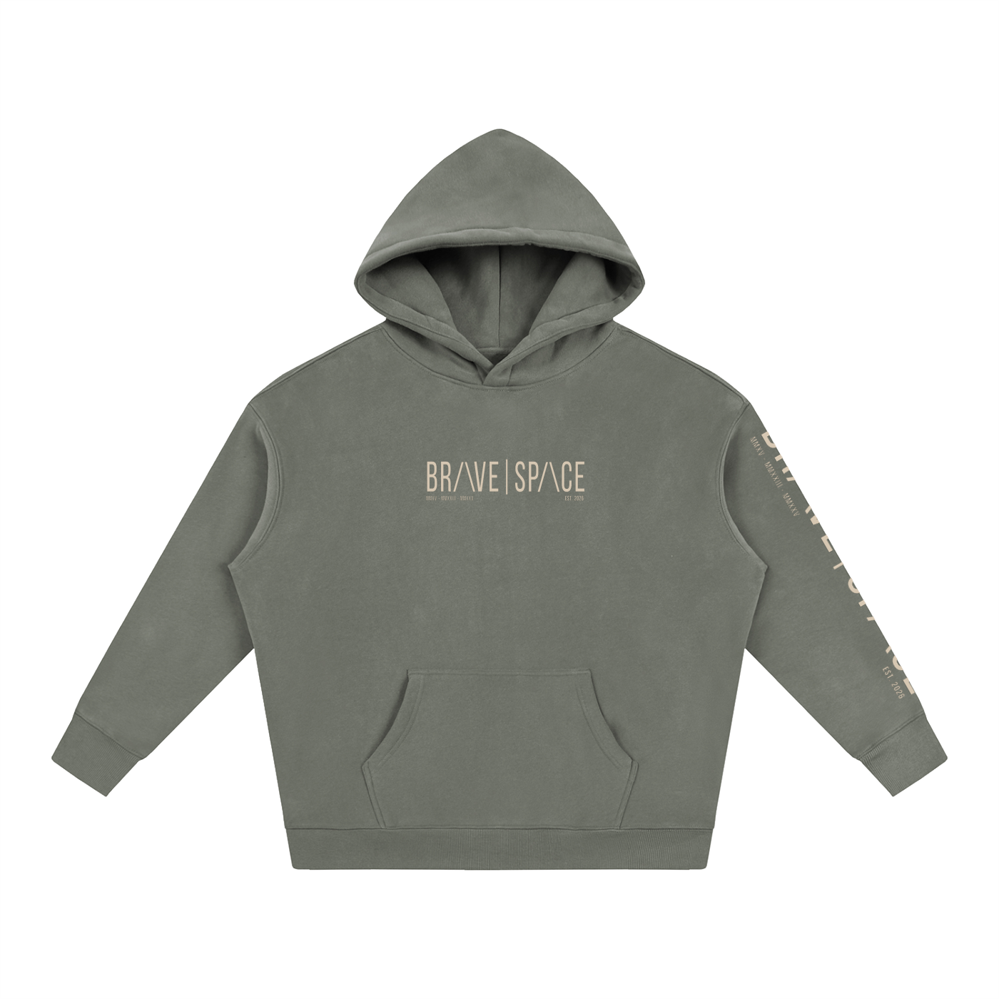 Heavyweight Oversized Hoodie | The Foundation  | Khaki.
