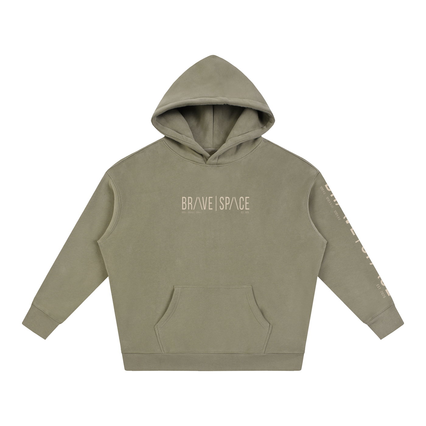 Heavyweight Oversized Hoodie | The Foundation  | Khaki.