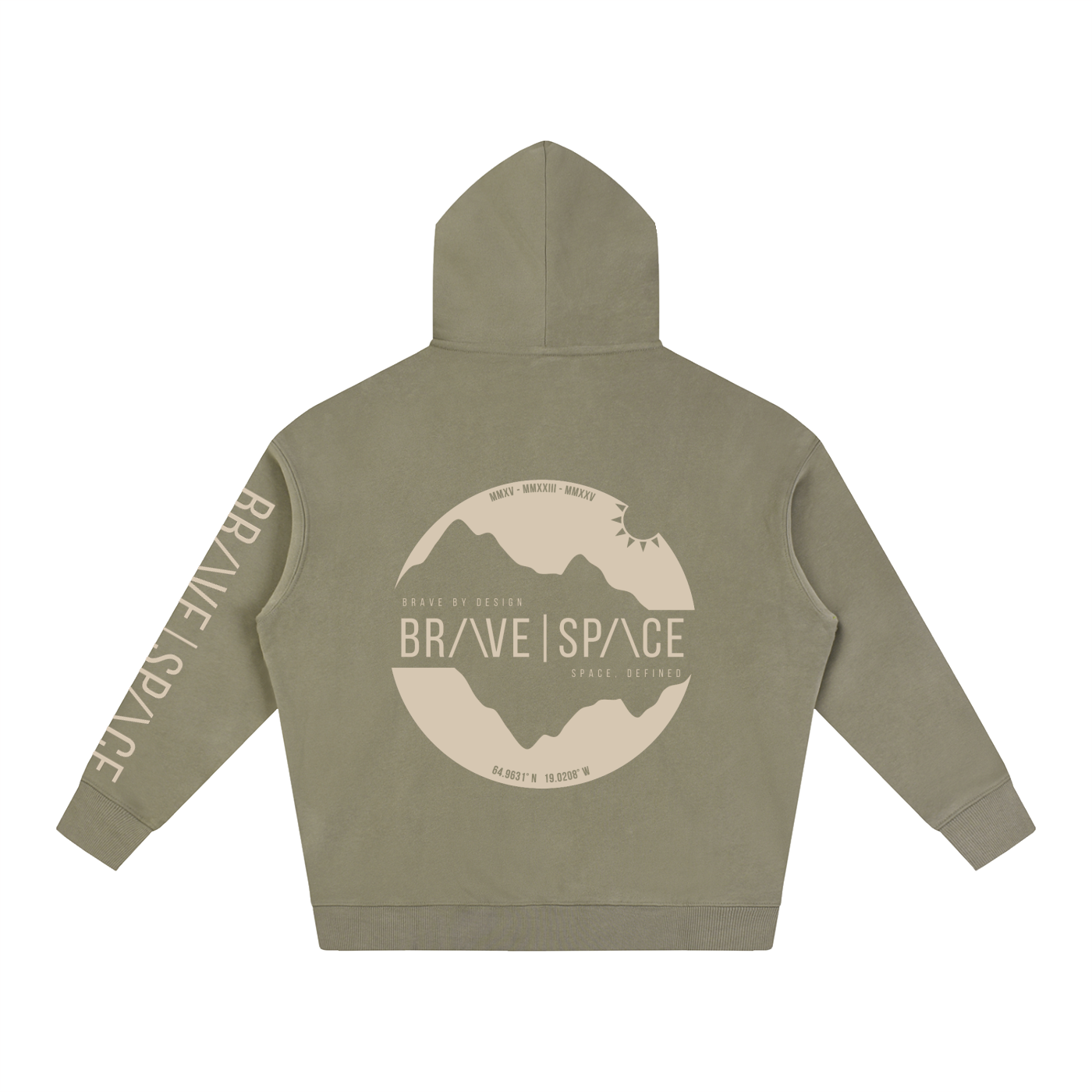 Heavyweight Oversized Hoodie | The Foundation  | Khaki.