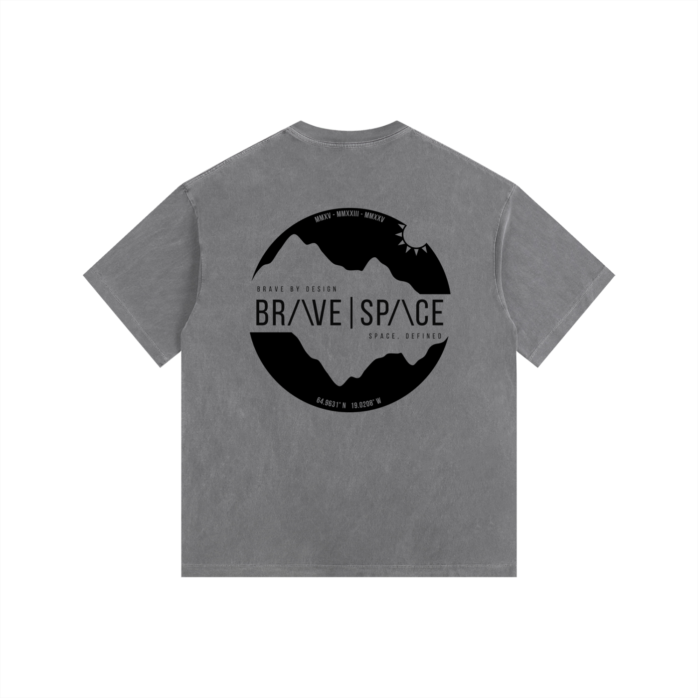 Heavyweight Oversized T-Shirt | The Foundation | Black.