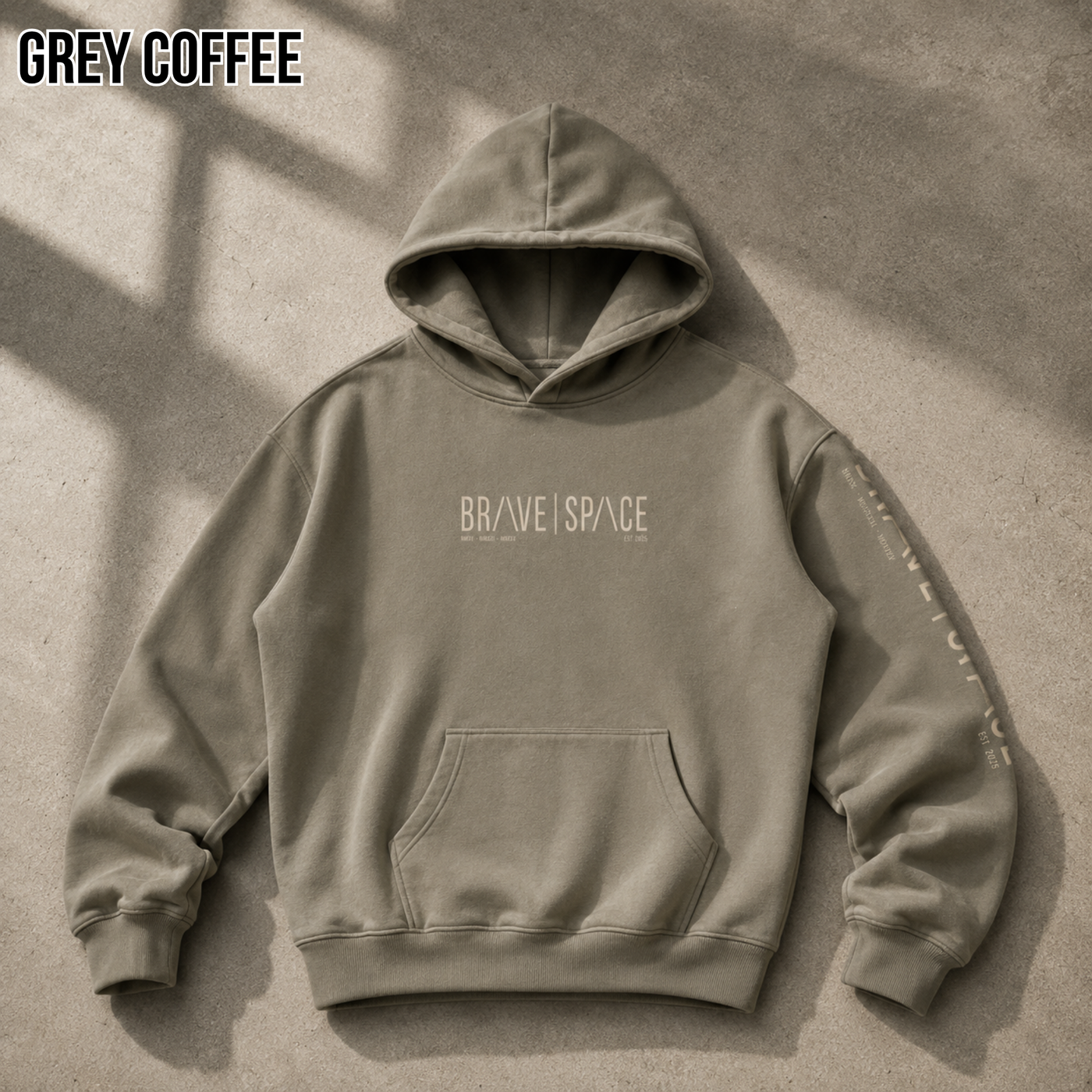 Heavyweight Oversized Hoodie | The Foundation  | Khaki.