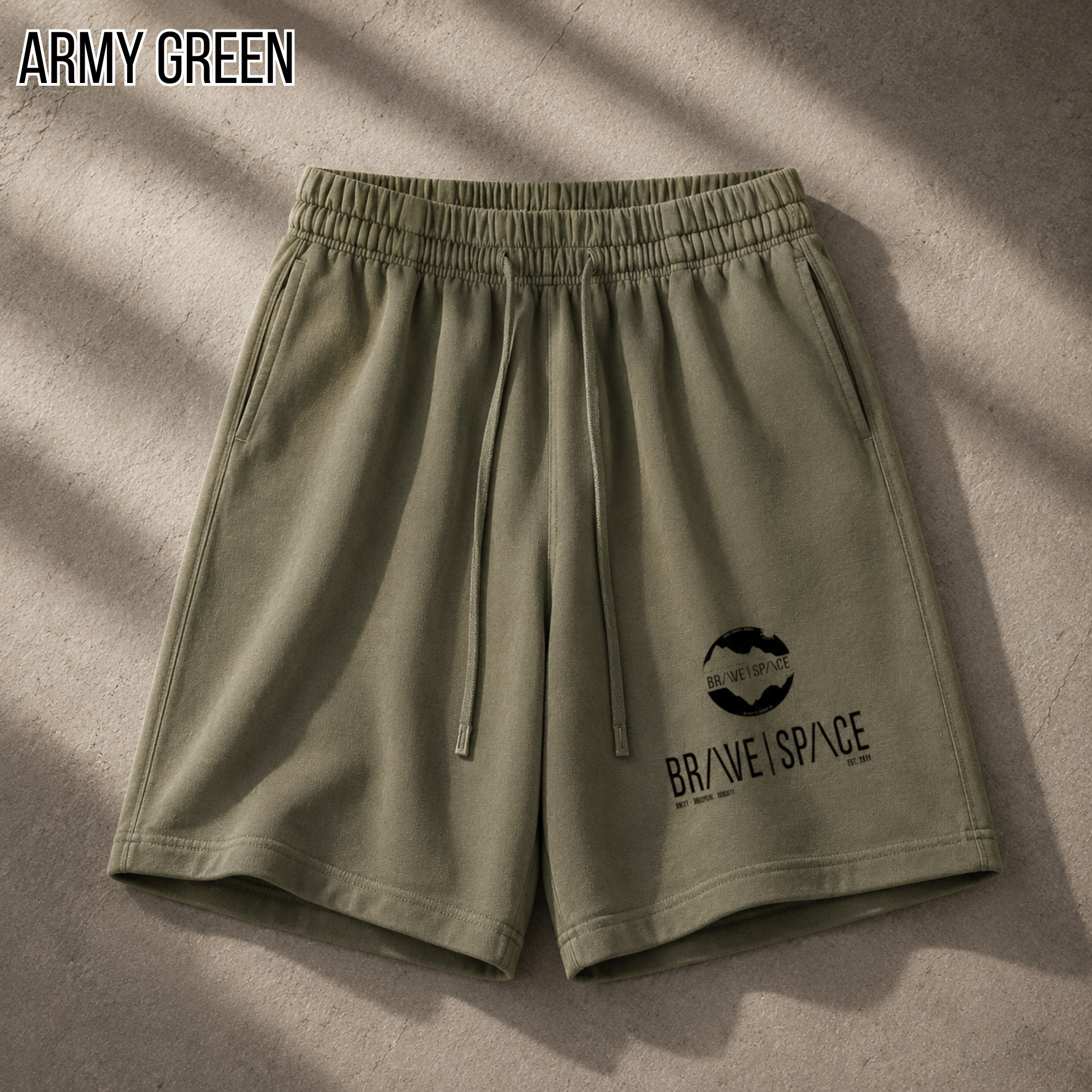 Premium Loose Fit Shorts | The Foundation | Black.