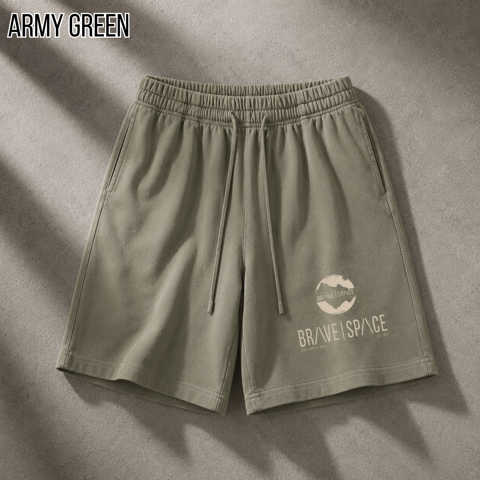 Premium Loose Fit Shorts | The Foundation | Khaki.