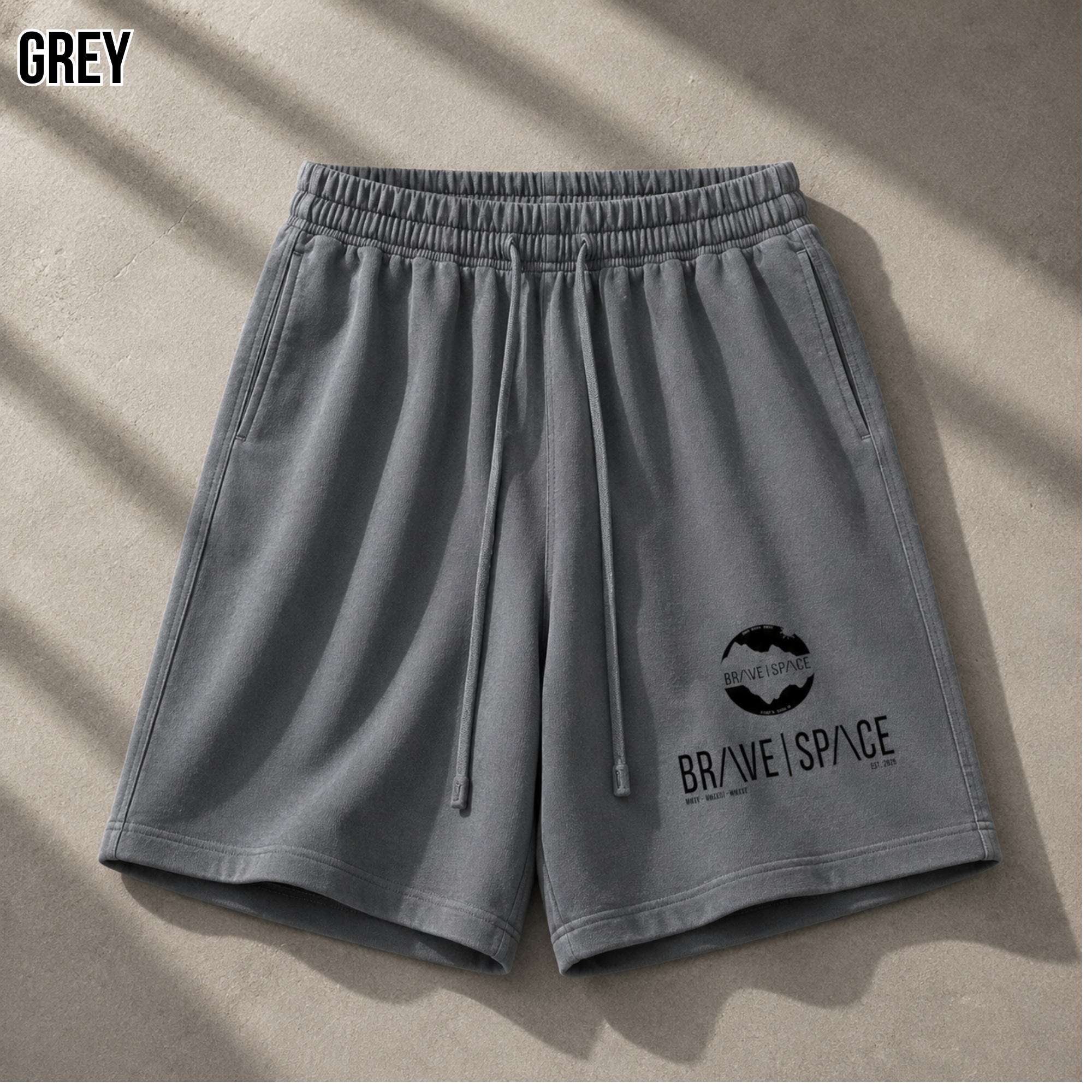 Premium Loose Fit Shorts | The Foundation | Black.