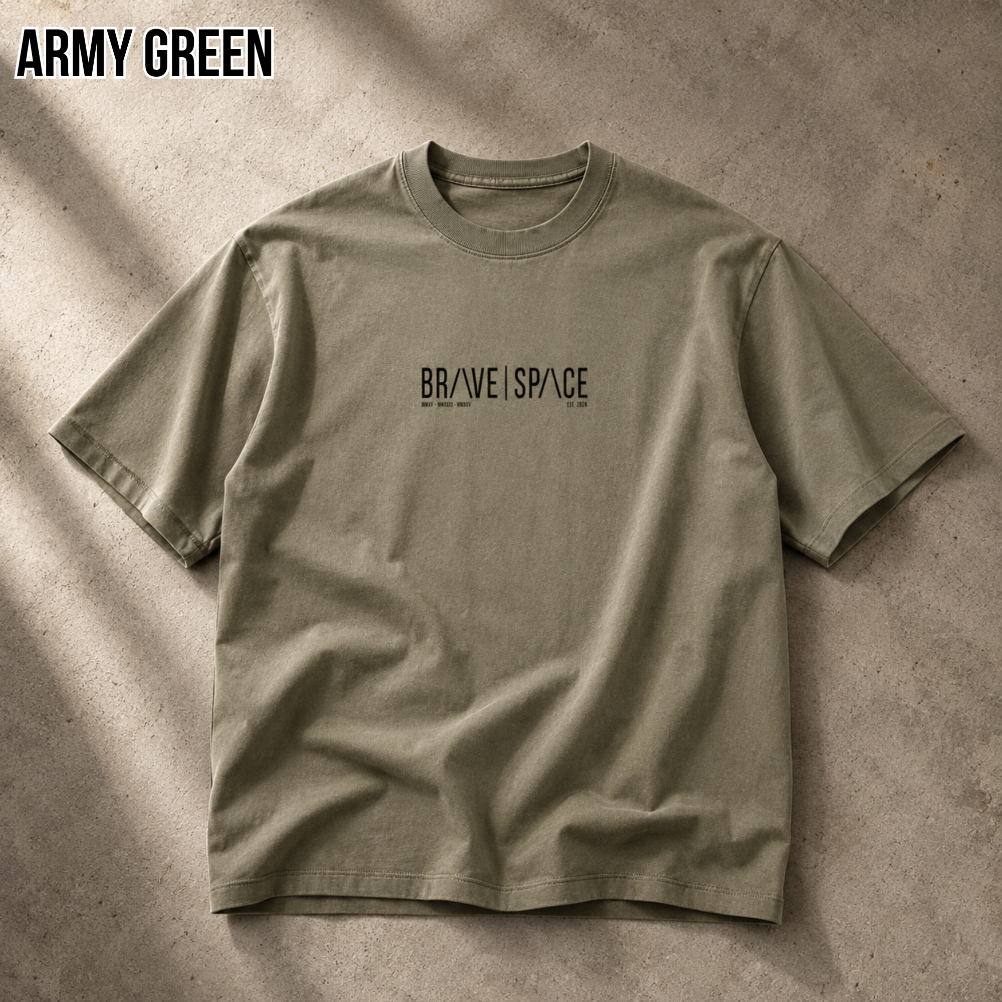 Heavyweight Oversized T-Shirt | The Foundation | Black.