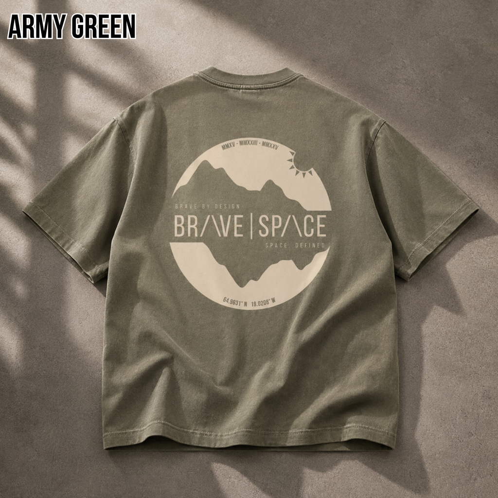 Heavyweight Oversized T-Shirt | The Foundation | Khaki.