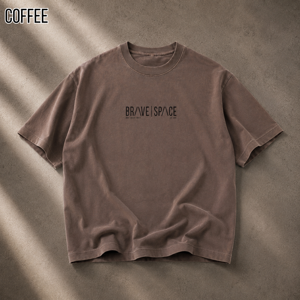 Heavyweight Oversized T-Shirt | The Foundation | Black.