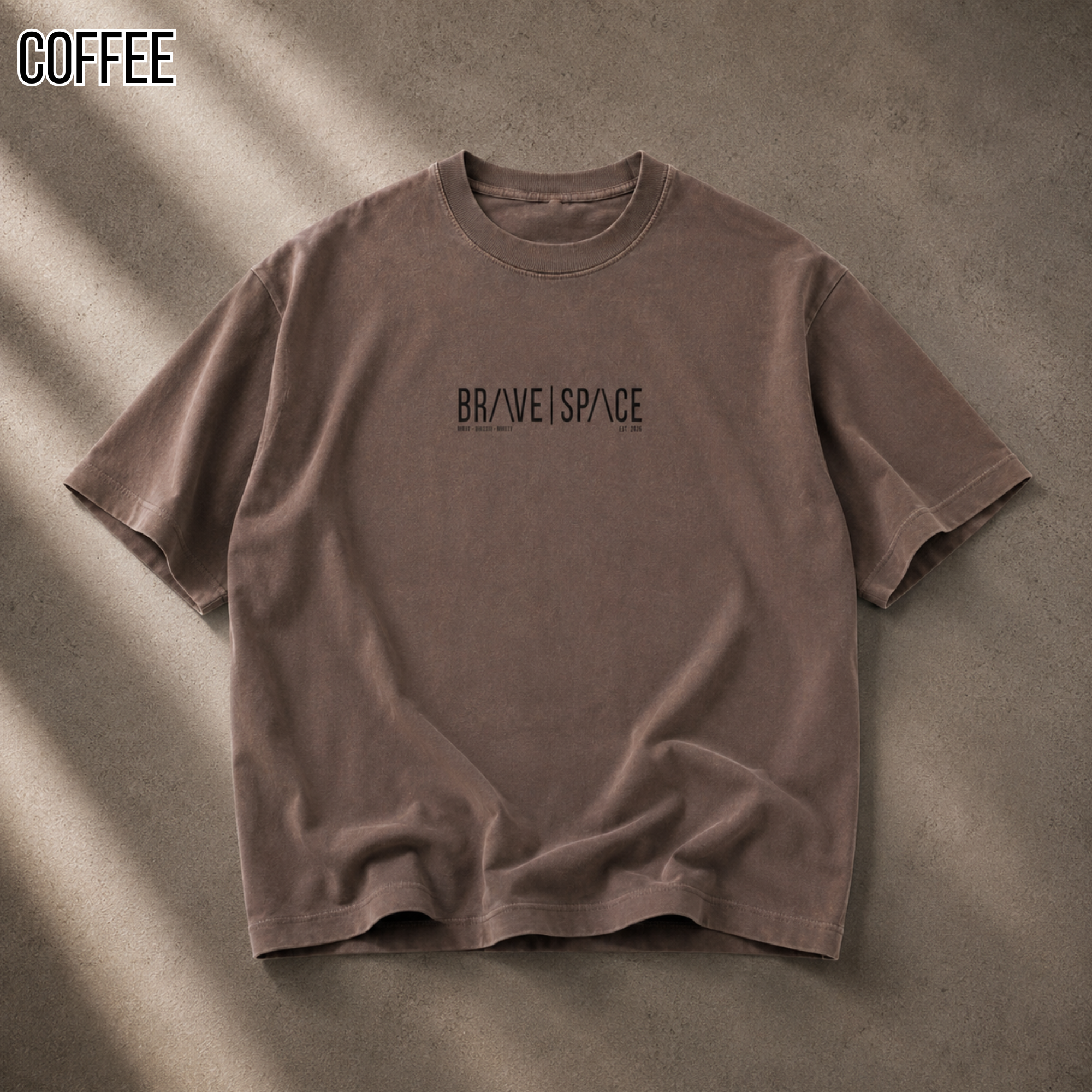 Heavyweight Oversized T-Shirt | The Foundation | Black.