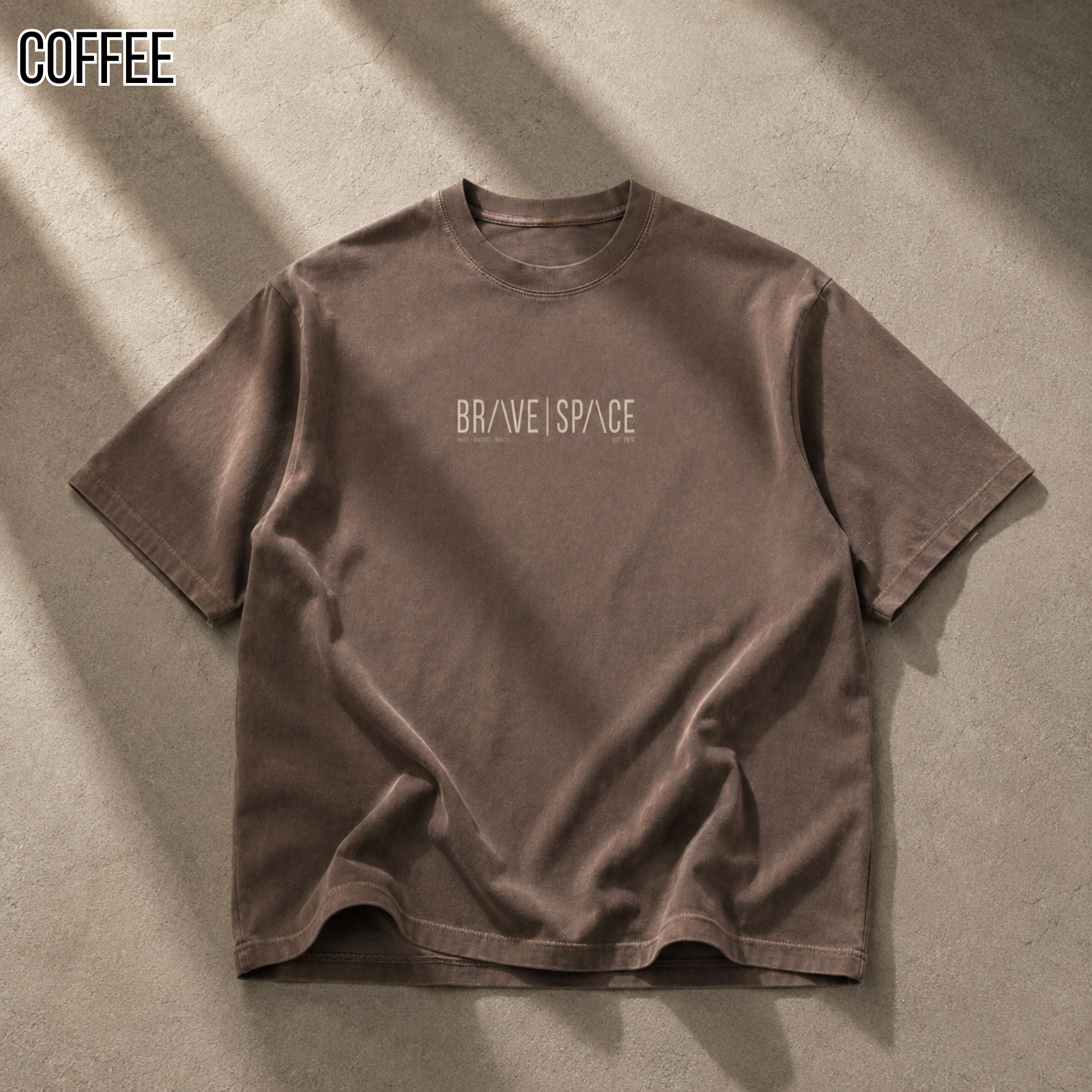 Heavyweight Oversized T-Shirt | The Foundation | Khaki.