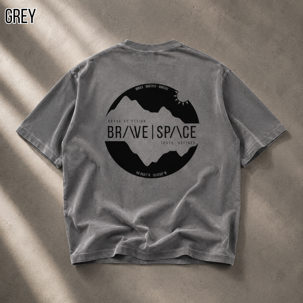 Heavyweight Oversized T-Shirt | The Foundation | Black.