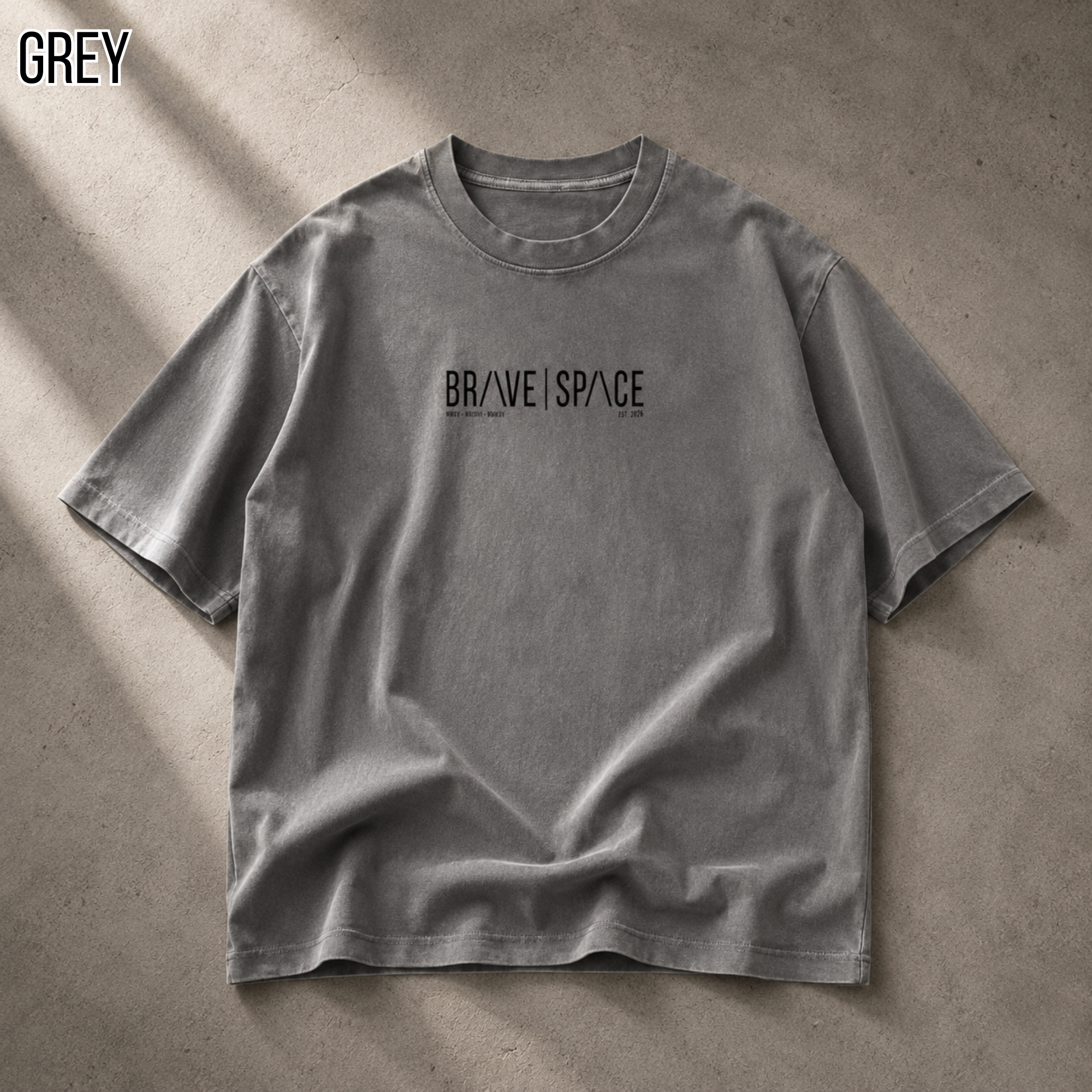 Heavyweight Oversized T-Shirt | The Foundation | Black.