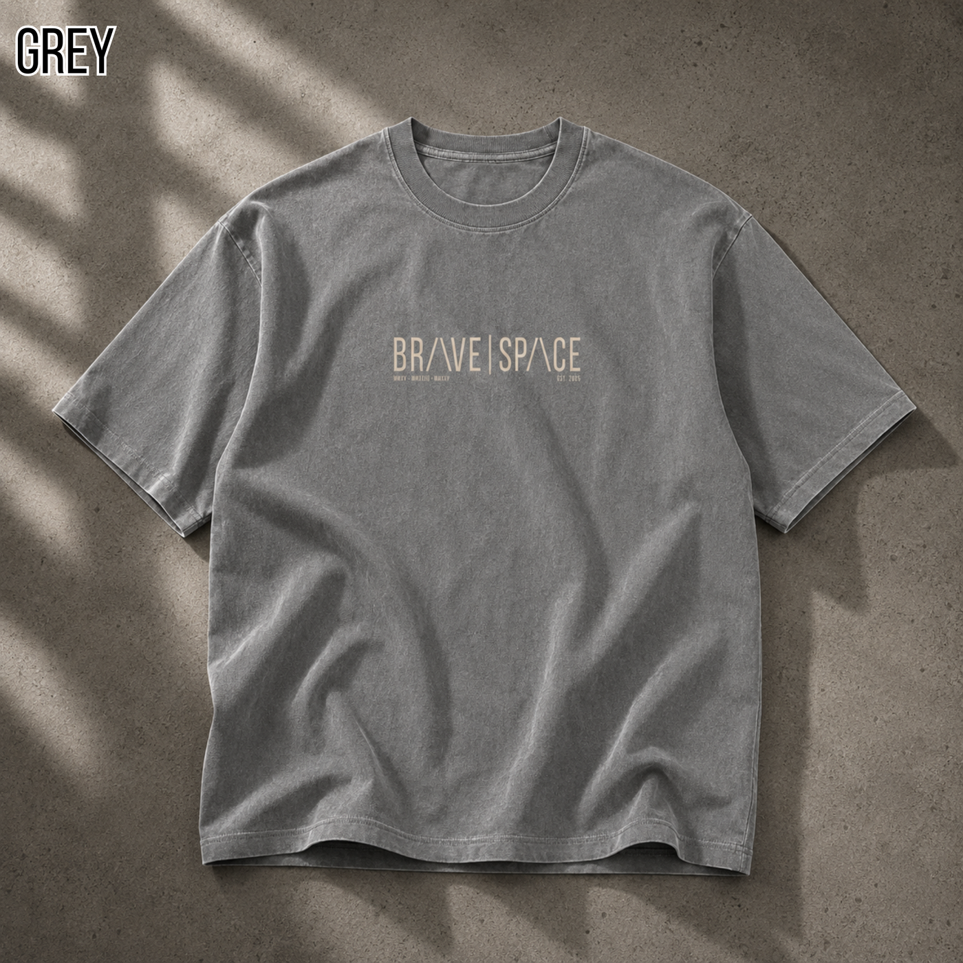 Heavyweight Oversized T-Shirt | The Foundation | Khaki.