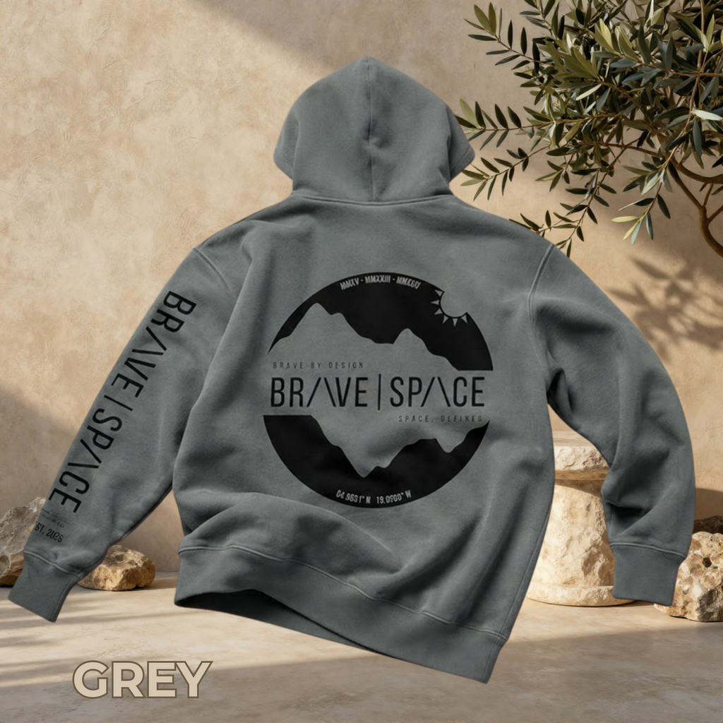 Heavyweight Oversized Hoodie | The Foundation  | Black.