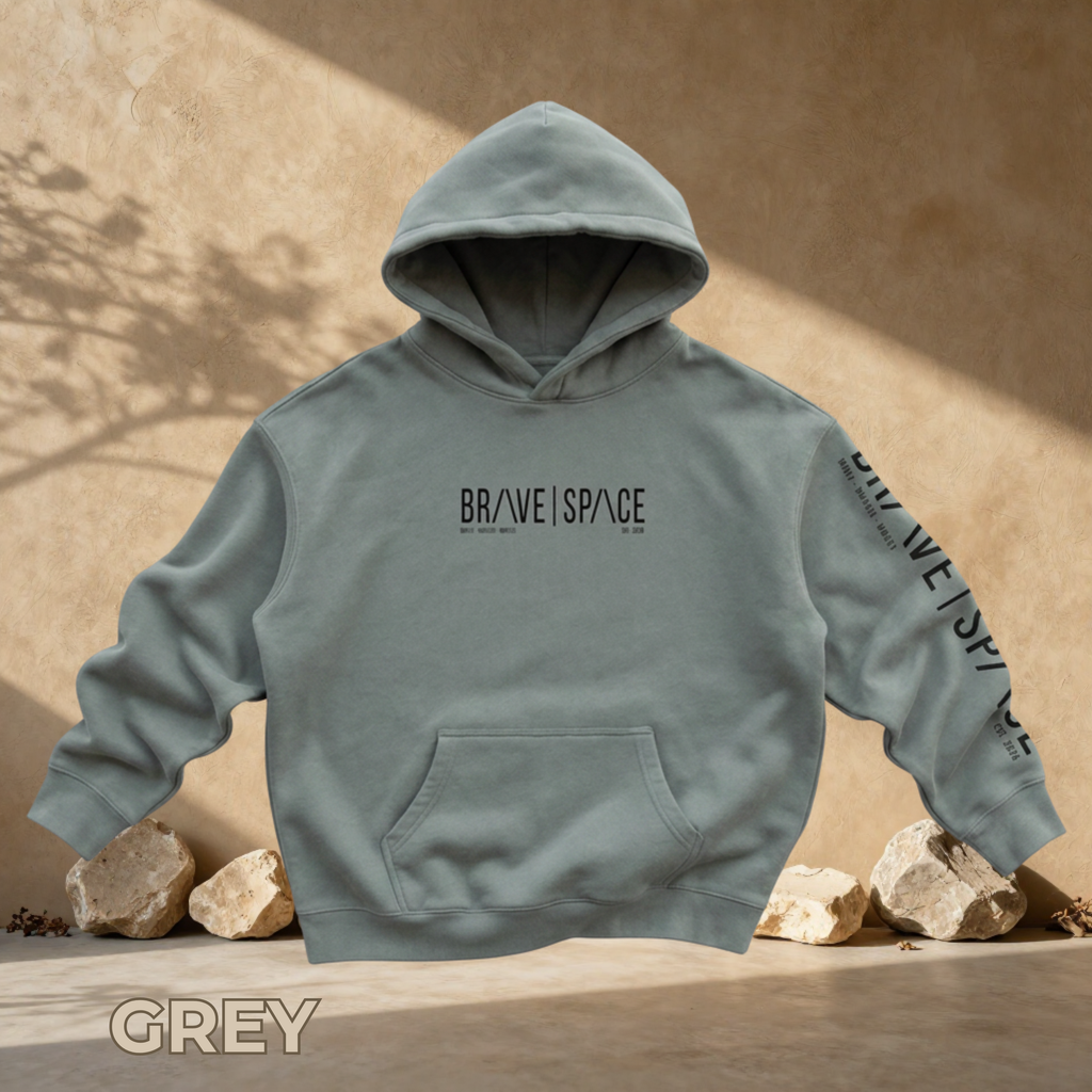 Heavyweight Oversized Hoodie | The Foundation  | Black.