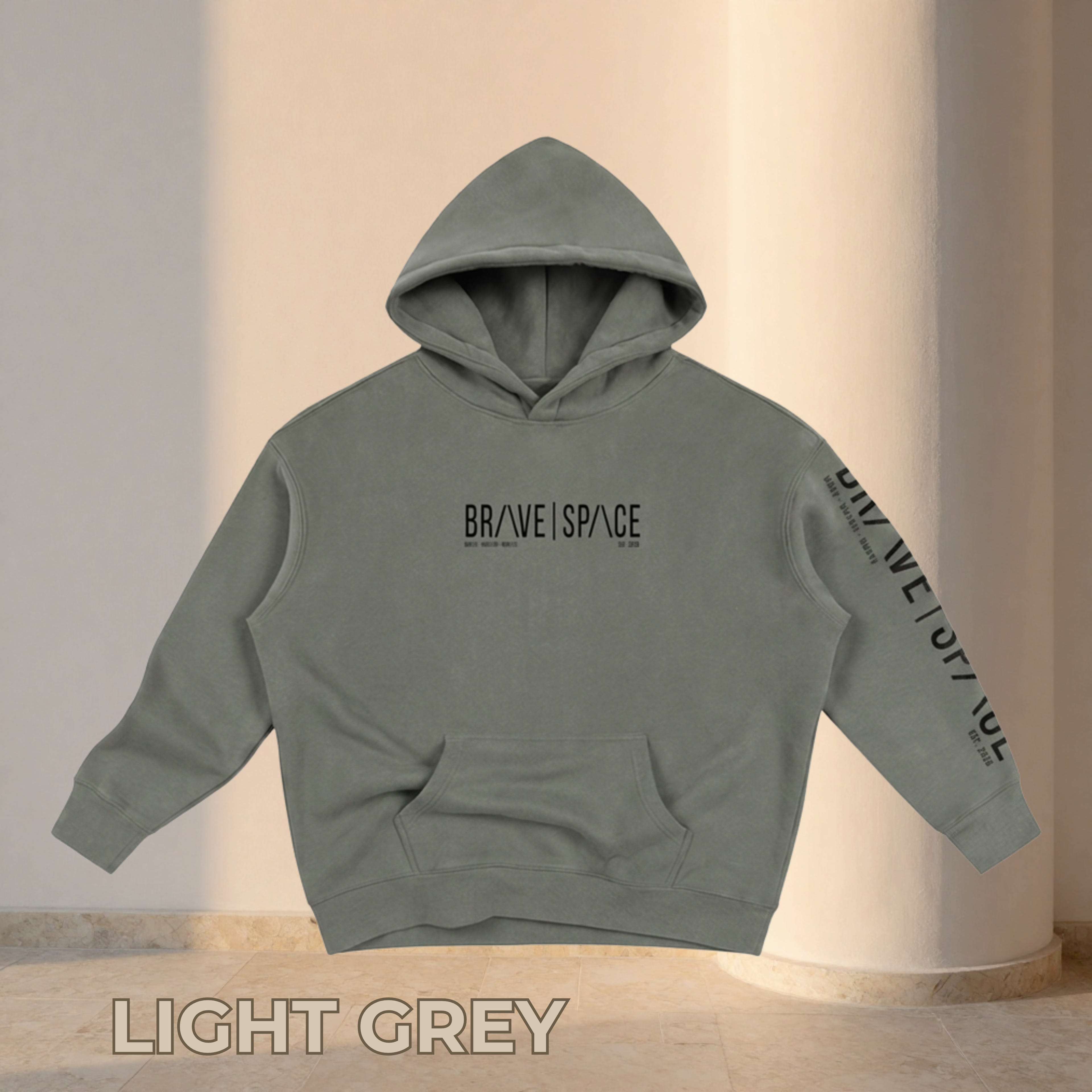 Heavyweight Oversized Hoodie | The Foundation  | Black.