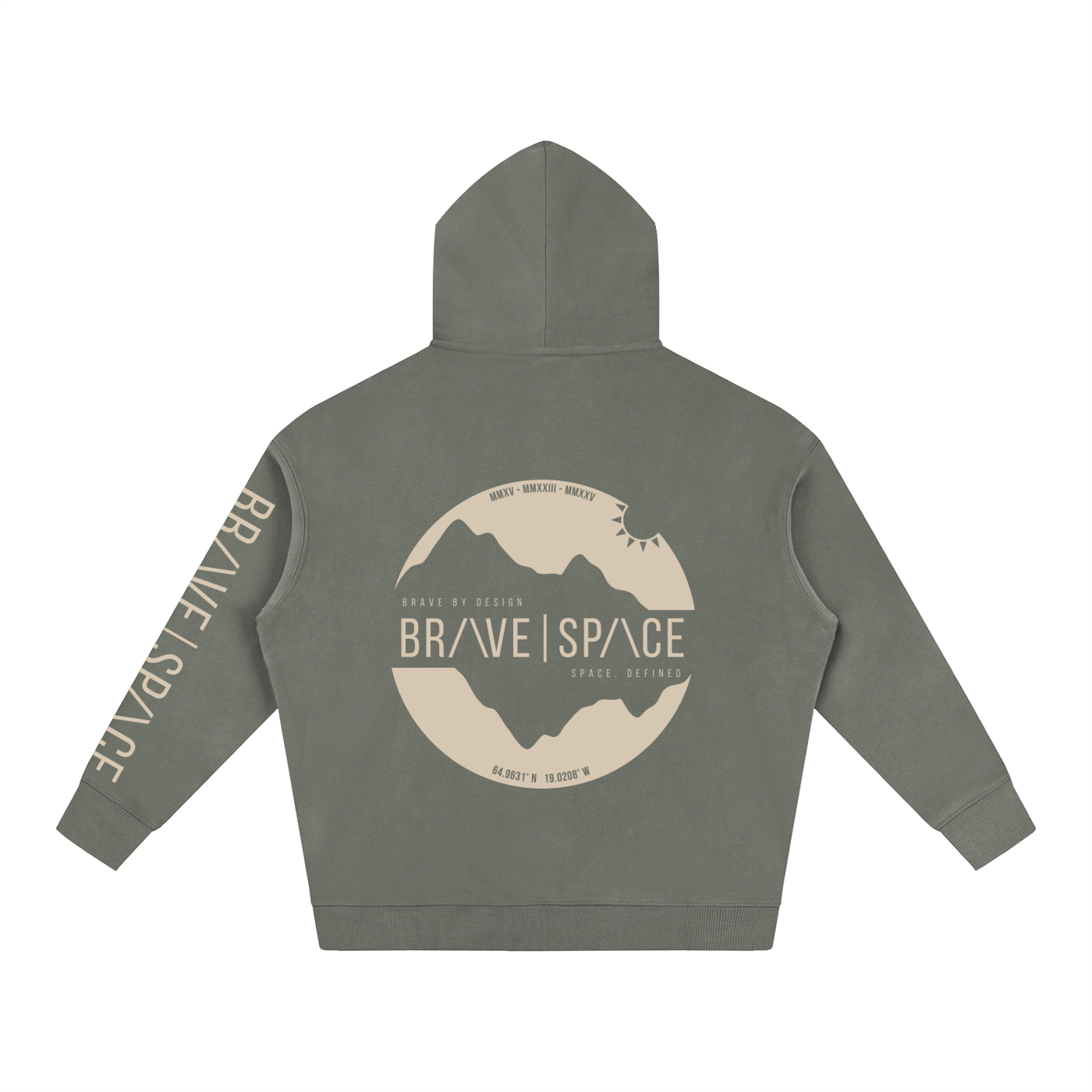Heavyweight Oversized Hoodie | The Foundation  | Khaki.