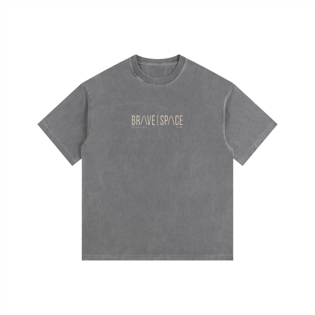 Heavyweight Oversized T-Shirt | The Foundation | Khaki.