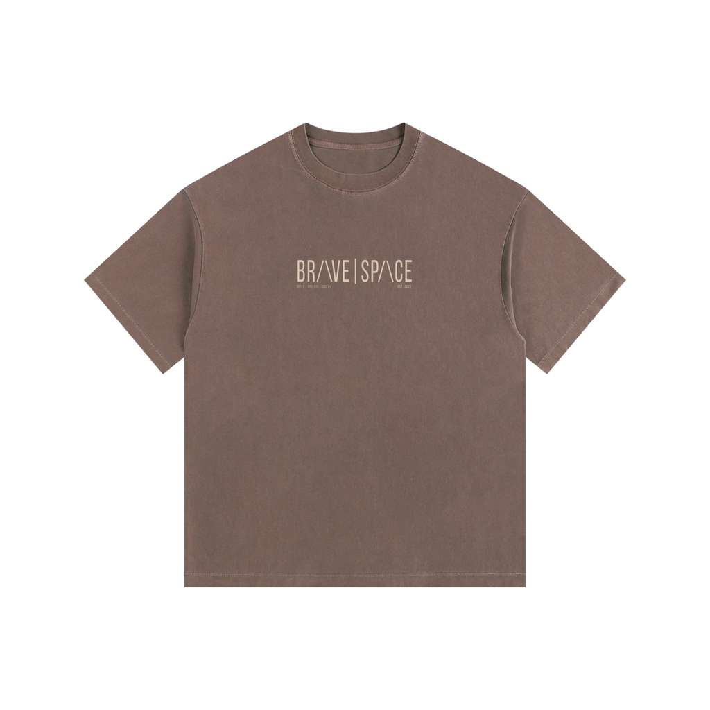 Heavyweight Oversized T-Shirt | The Foundation | Khaki.