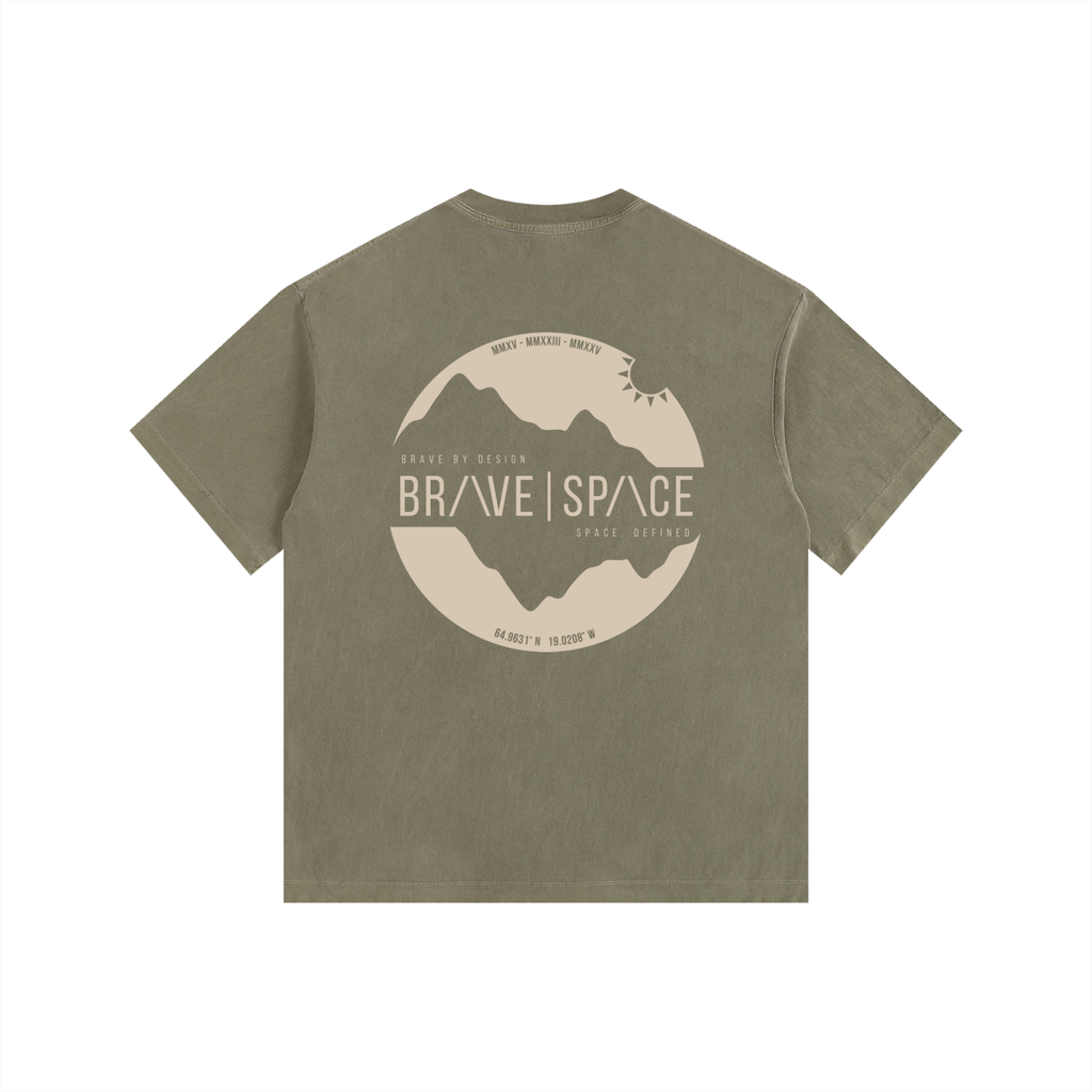 Heavyweight Oversized T-Shirt | The Foundation | Khaki.